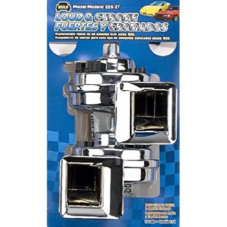 Wolo (225-2T) Loud and Chrome Horn Set - $18.95 F/S Prime @ Amazon