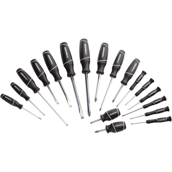 Husky Magnetic Screwdriver Set 18-Piece - $14.00 YMMV Clearance @ Home Depot B&M
