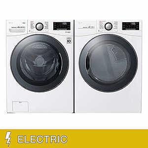 Costco Members LG 4.5 Cu Ft WiFi Front Load Washer 7.4 Cu Ft