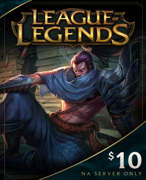League Of Legends 10 Gift Card 1380 Riot Points Na Server 8 54