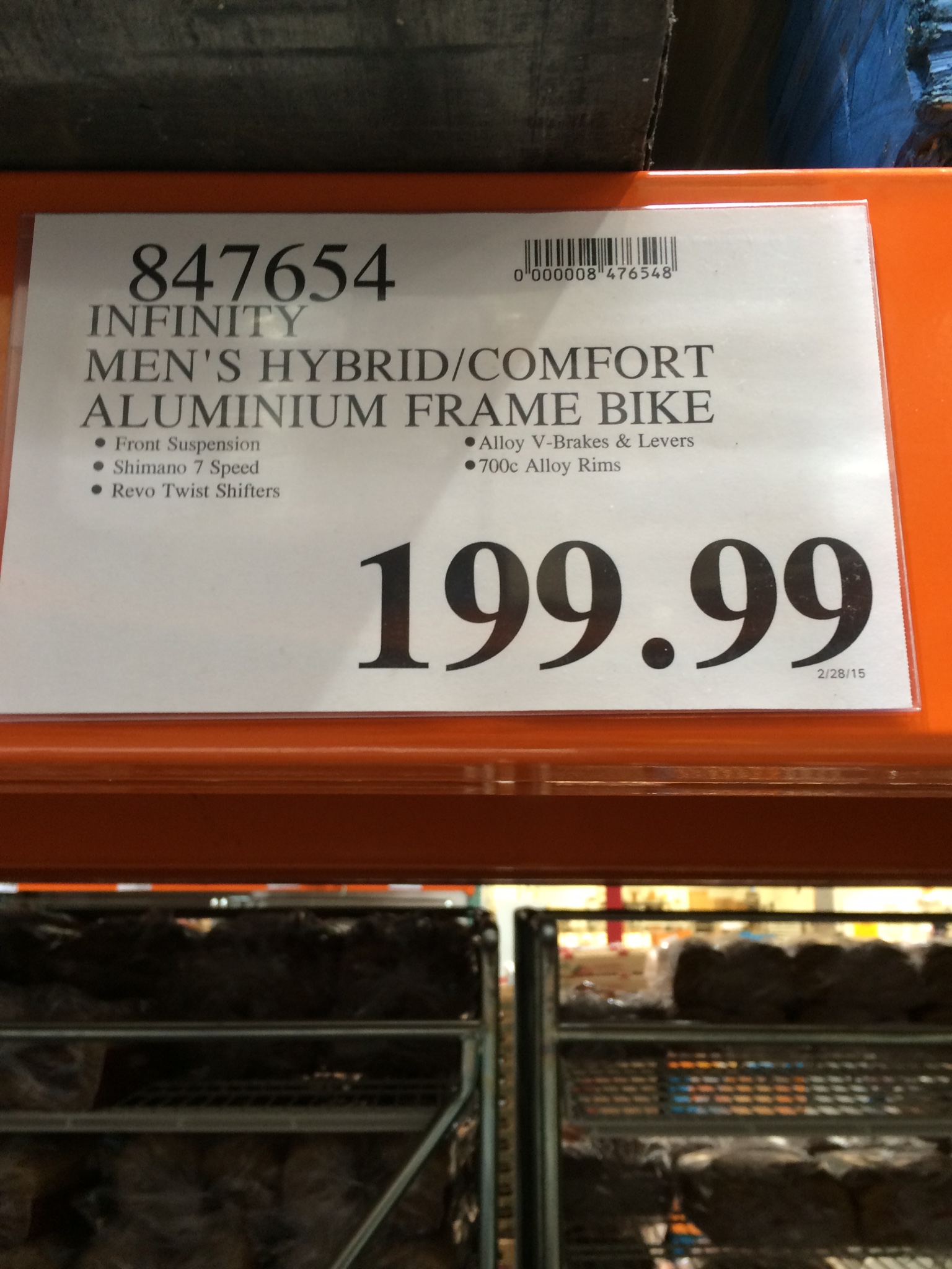 Costco Aluminum 700c Infinity Hybrid Bikes 199 B&M are back