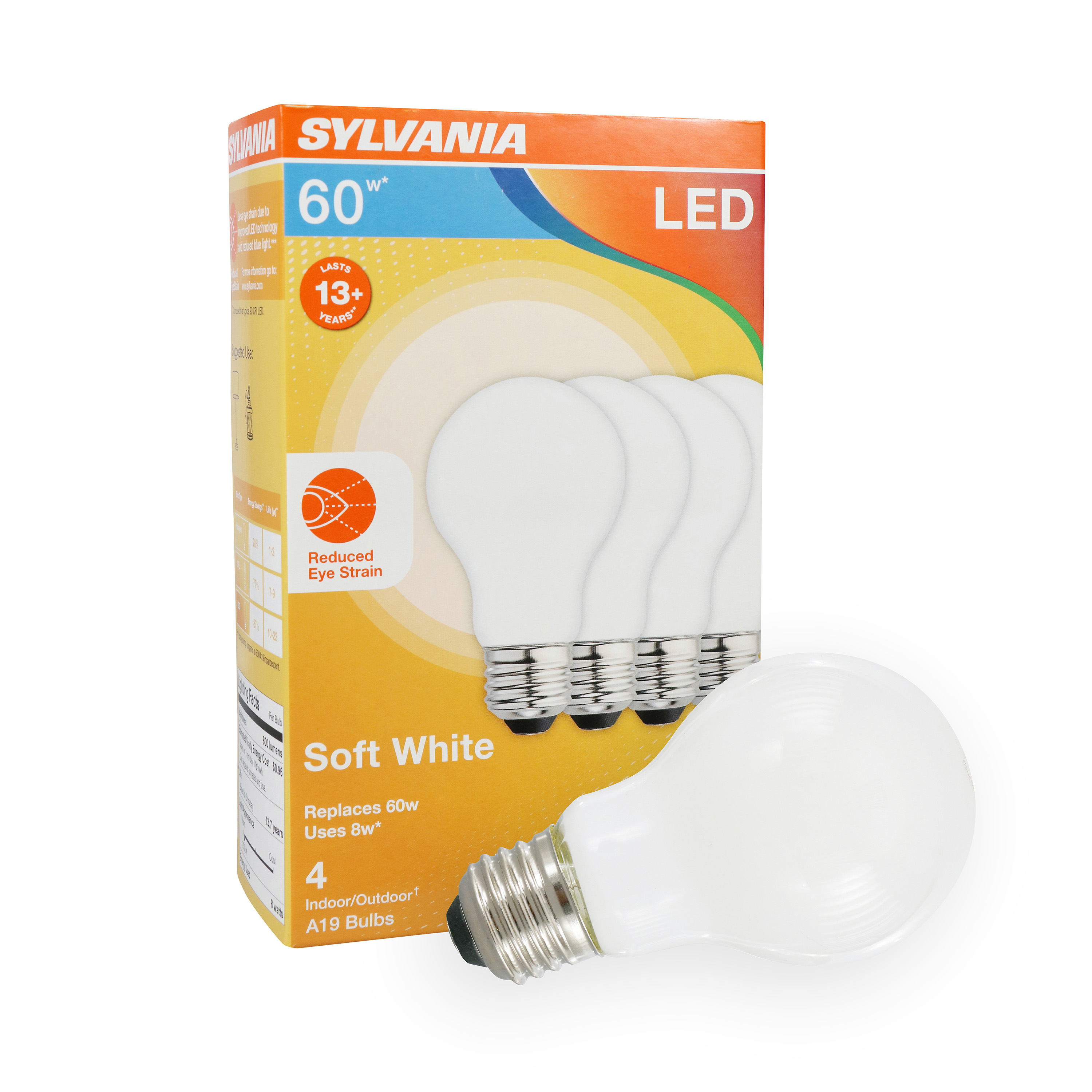 Sylvania 60W Led Light Bulbs - 4 pack for 0.97 at Walmart - YMMV based on location
