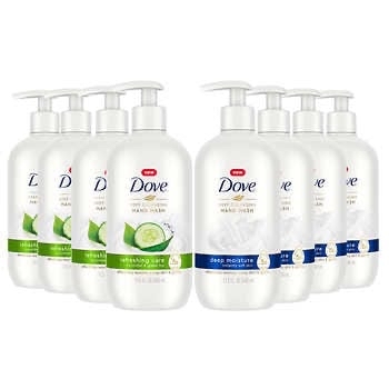 Costco -Dove Deep Cleansing Hand Wash 13.5 fl oz, 8-pack - $11.99