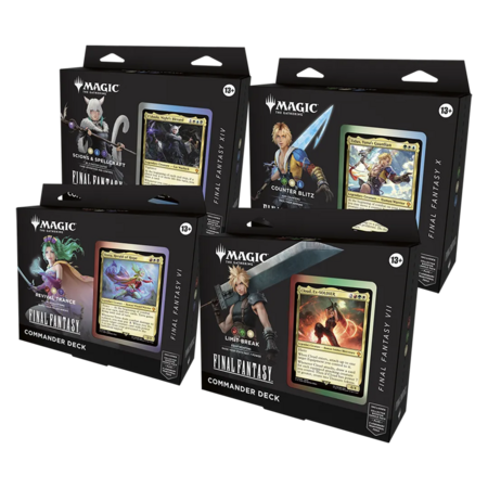Final Fantasy Commander Decks Set for $200!