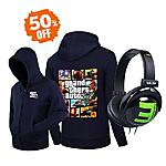 [50% OFF] GTA V Hoodie and Headphones Bundle  (Save $45) + Free Shipping (Kill Ping) $44.99