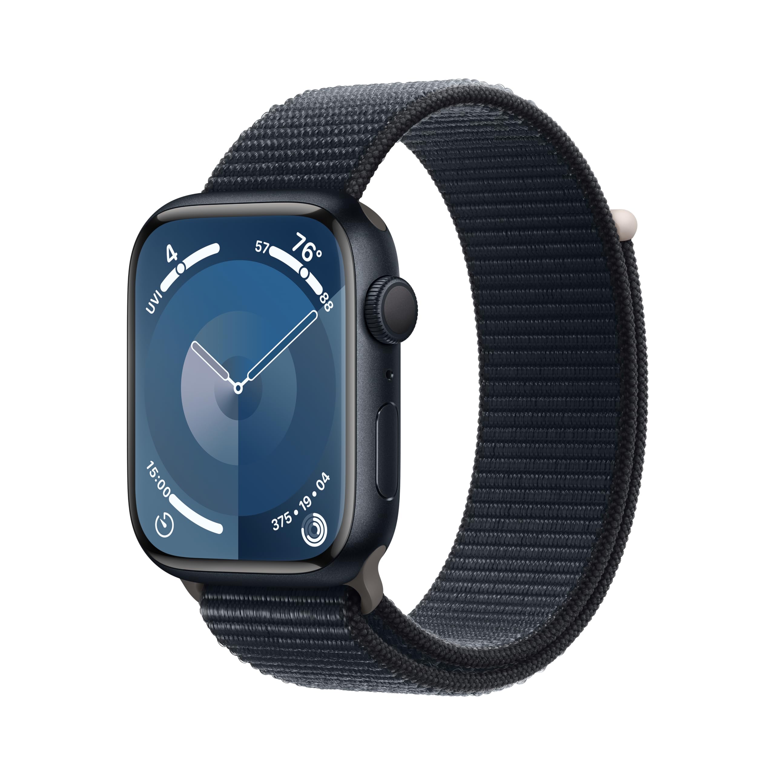 Apple Watch Series 9 GPS 45mm Midnight with Sport Loop $339