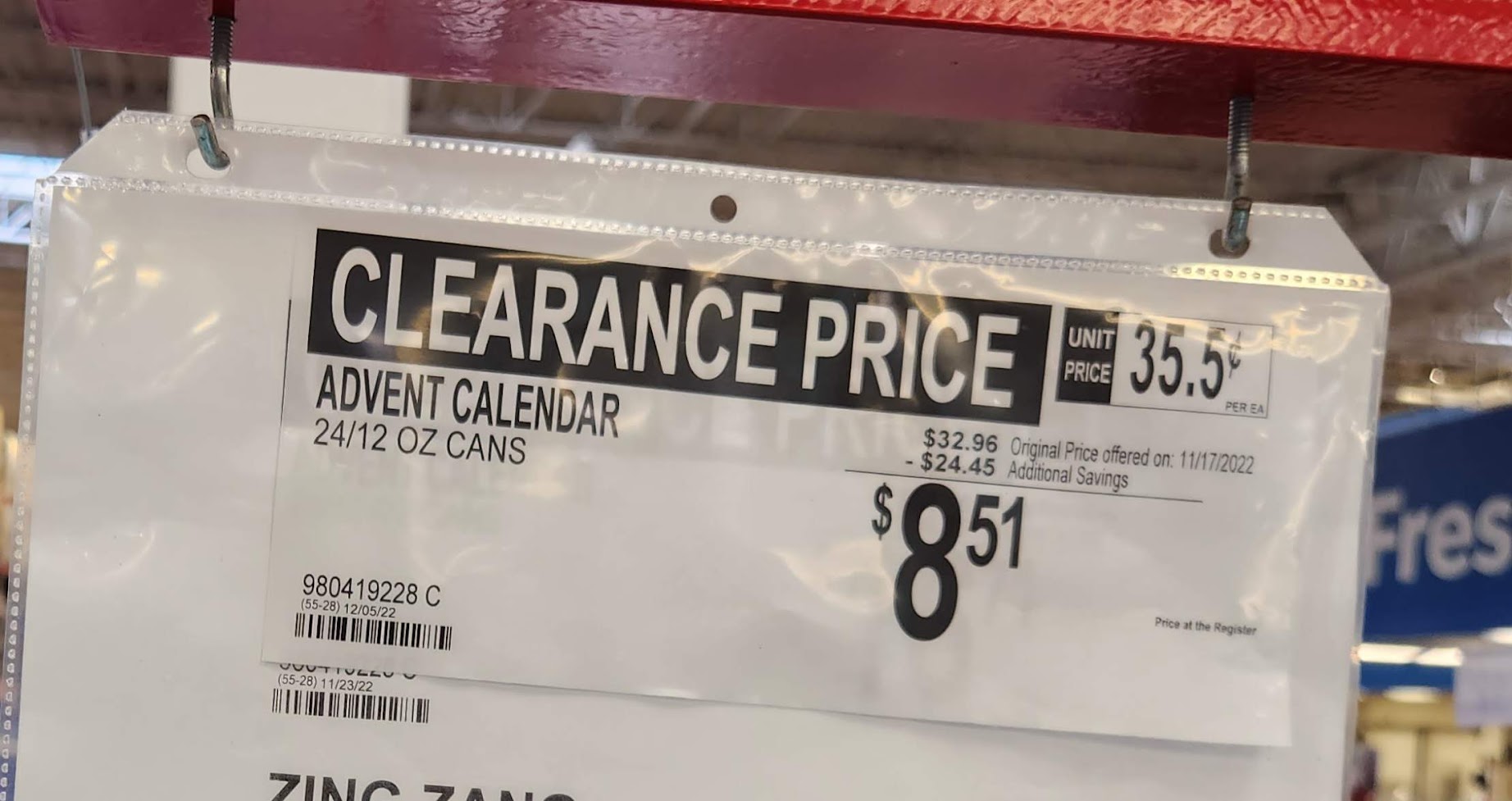 YMMV Sam's Club 24 pack Advent Calendar Craft Beer Variety Pack for 8.51