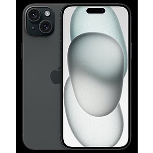 Total Wireless: 128GB iPhone 15 Plus + 3-Months Total 5G Unlimited Prepaid Plan $564