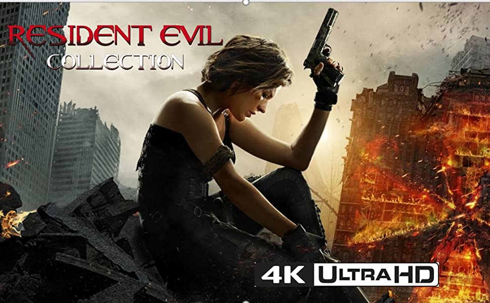 Resident Evil six movie collection 4K UHD + Bluray + digital $47.99 Amazon
