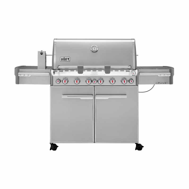 $1,373.00 !  Weber Summit S-670 370001 6 Stainless Steel Burner 60,000 BTU, Side Burner Infrared Rotisserie, SS $1373