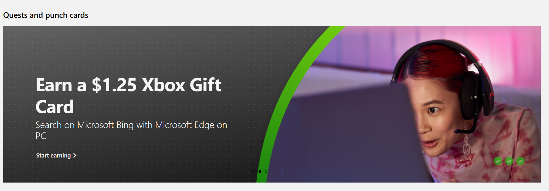 Select Microsoft Rewards Members: Use Edge to Search w/ Bing for 5 Days Get $1.25 Xbox Gift Card