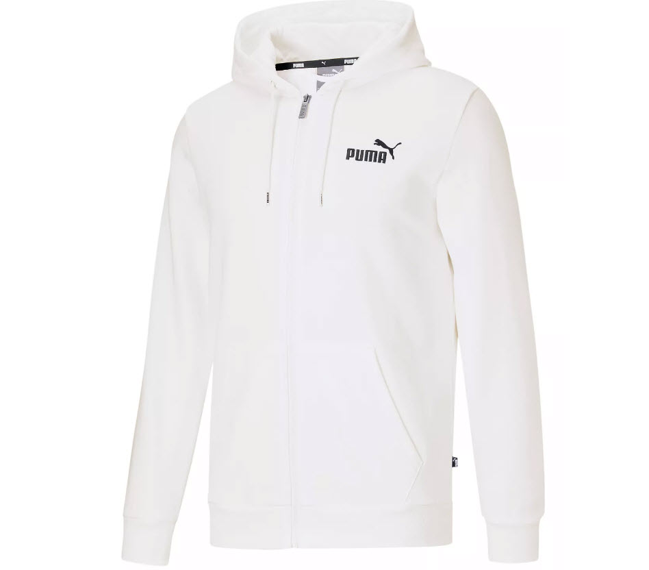 Men's Puma Zip-Front Long Sleeve Logo Hoodie $33