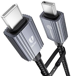 USB C Charging Cable 100W 3.3FT USB C to USB C Cable $7.19 + Free Shipping w/ Prime