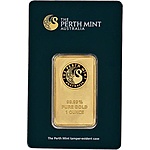 eBay Bullion Sale - Gold/Silver - 1 oz Gold (Perth Mint $1231) - Spot + $16 - FS