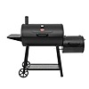 Smokin' Champ Charcoal Grill Offset Smoker in Black with Charcoal Tray and Dual Damper Controls - $209 + Free Ship to Store