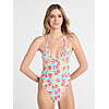 No Boundaries Halter Triangle One Piece Swimsuit (2 Colors)
