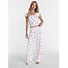 2-Pc No Boundaries Henley Top & Pants Sleep Set (Tinted Pink)