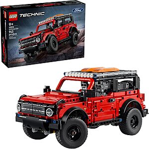 LEGO Technic Ford Bronco SUV Building Set,943 Pieces,Red and Black $40.50 + Free Shipping