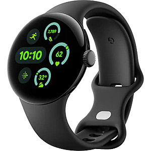 Pixel Watch 3 (41mm) Smartwatch Wi-Fi - Matte Black - (2024) + New $169.99 or Open Box Excellent $118.99 + Free Shipping