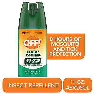 (YMMV) OFF! Backyard & Deep Woods DEET Insect Repellent Spray, Zevo repellant lotion, others., In-store clearance @ Walmart starting at $3