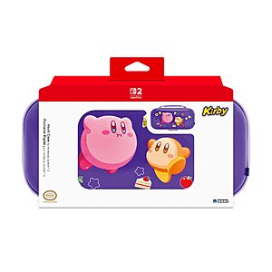 HORI Vault Case (Kirby & Waddle Dee) for Nintendo Switch 2 - Hard Shell Carrying Case for Switch 2 - Officially Licensed by Nintendo - $19.99