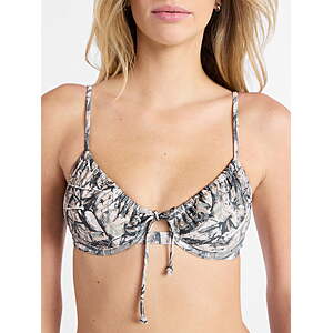 No Boundaries Camo Underwire Swim Top, Women's, XXS-XXL - $4.03