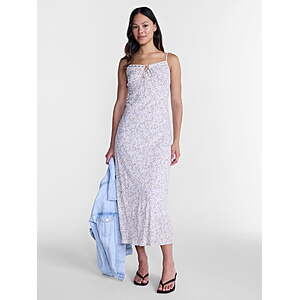 No Boundaries Woven Sweetheart Maxi Dress, Women’s XXS-XXL from $8.31
