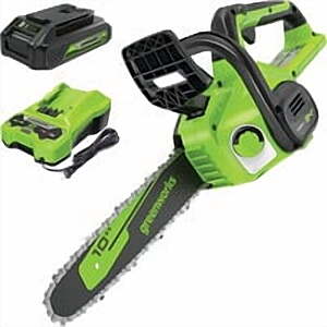 Greenworks 24V 10" Cordless Chainsaw Kit - $89.99 + FS