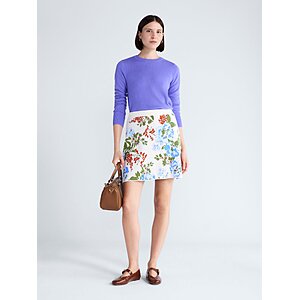 Free Assembly Women’s and Women's Plus Floral Mini Sweater Skirt, Sizes XS-4X $9.86