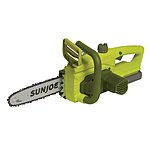 Yugster: Sun Joe iON 10-Inch Brushless Cordless Chainsaw with 20-Volt Battery - $74.99