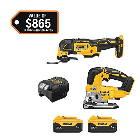 YMMV 20V Lithium-Ion 2-Tool Cordless Combo Kit with (2) 5.0 Ah Batteries and Charger $195