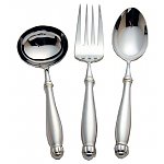 Reed &amp; Barton Finial 18/10 Stainless Steel 3-Piece Flatware Serving Set $15