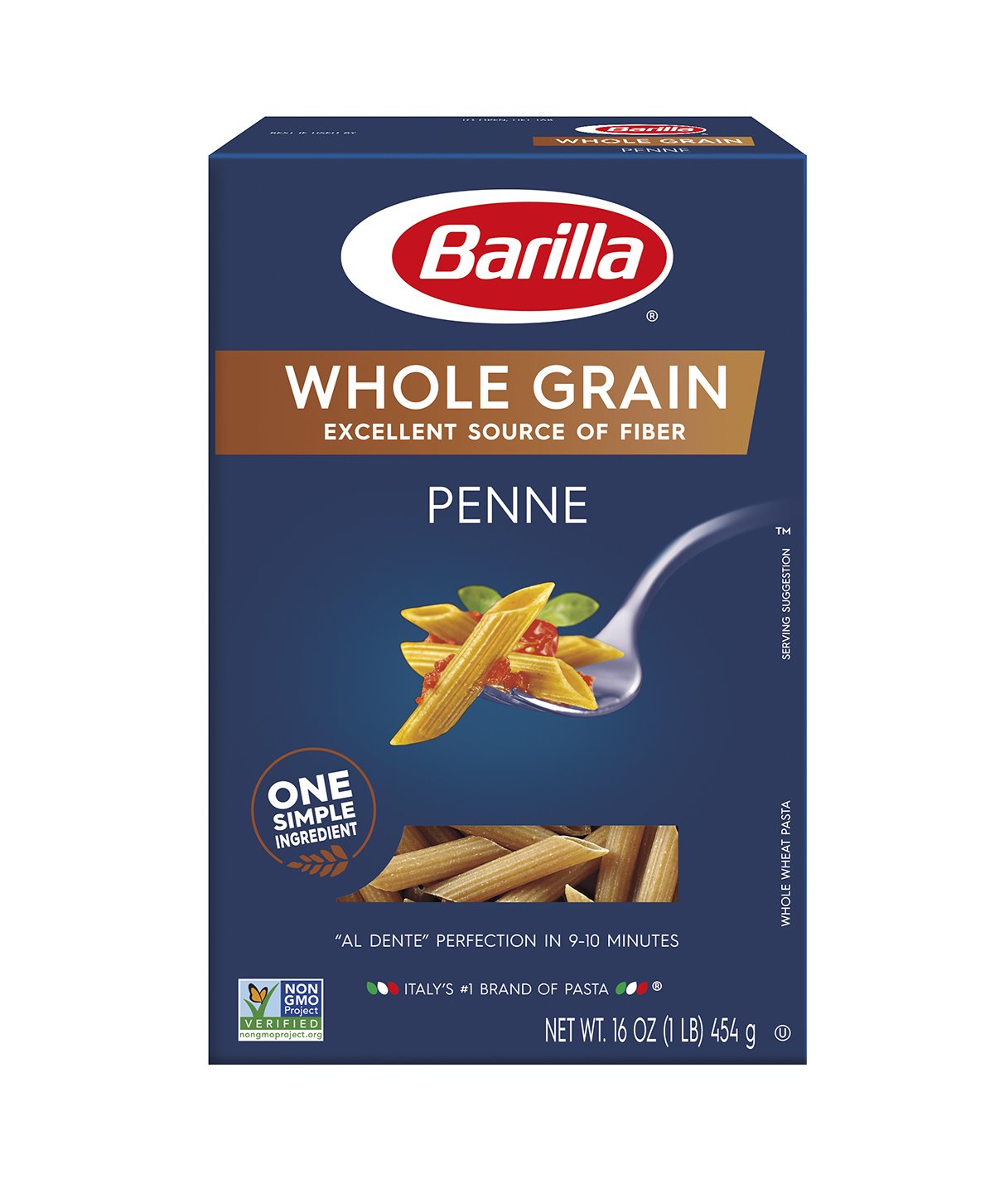 Barilla Whole Grain Pasta, Penne, Pack of 8 (16 oz.) as low as $10.13 on Amazon