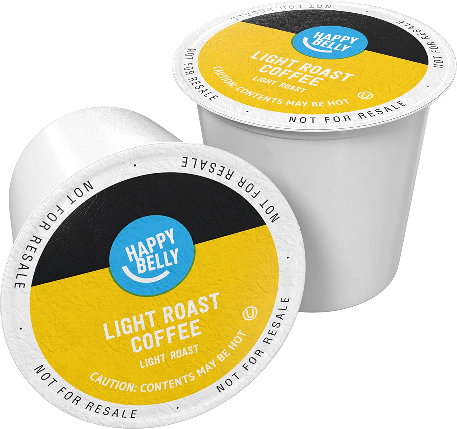 YMMV- Amazon Brand - 100 Ct. Happy Belly Light Roast Coffee Pods, Morning Light, Compatible with Keurig 2.0 K-Cup Brewers - $21.41