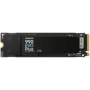 Samsung - 990 EVO PLUS SSD 4TB, PCIe Gen 4x4 | 5x2 M.2 2280, Speeds Up to 7,250 MB/s + $100 BB Gift Card - $599.99 Free Shipping/Pickup @ Best Buy
