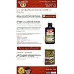 Barleans Olive Leaf Complex (supplement): call/email