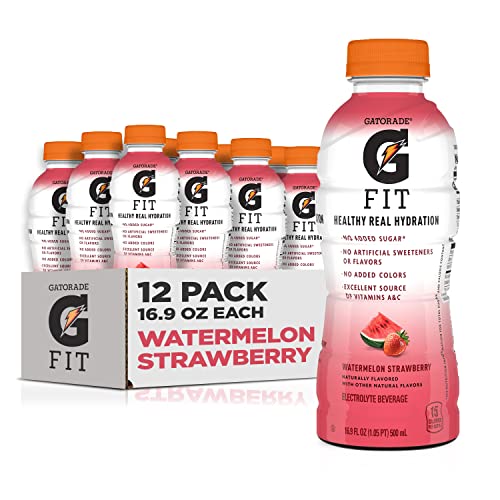 12-Pk 16.9-Oz Gatorade Fit Electrolyte Beverage (Watermelon Strawberry) $12.30 w/ S&S + Free Shipping w/ Prime or on orders $25+