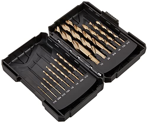 14-Piece Amazon Brand Denali Pilot Point Drill Bit Set w/ Carry Case $13.30 + Free Shipping w/ Prime or on orders $25+