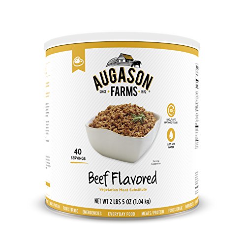 2-Lbs 5-Oz Augason Farms Beef Flavored Vegetarian Meat Substitute $15 + Free Shipping w/ Amazon Prime or Orders $25+