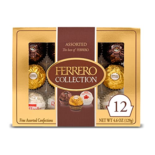 12-Count 4.6-Oz Ferrero Collection Premium Gourmet Assorted Chocolate (Variety) $4.05 w/S&S + Free Shipping w/ Prime or on orders $25+