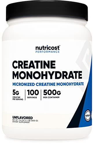  Nutricost Creatine Monohydrate Micronized Powder (Unflavored)