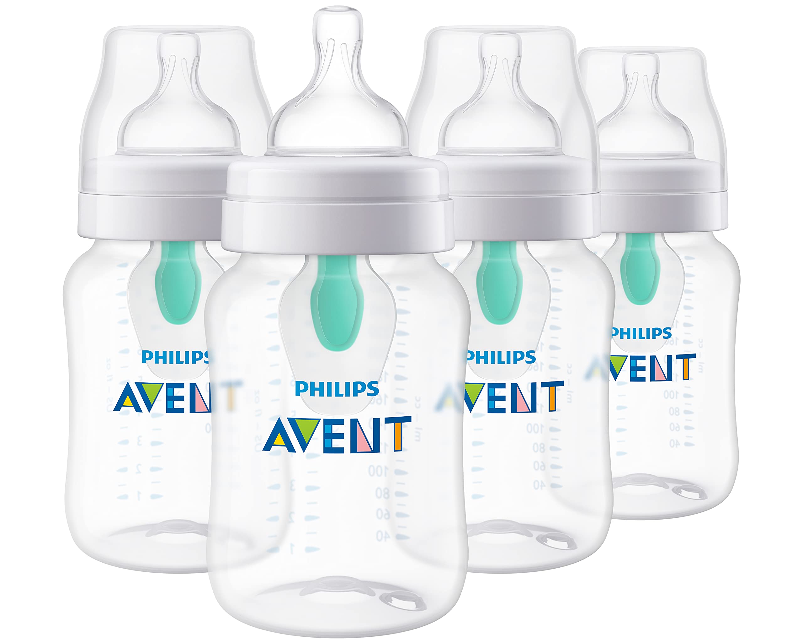 4-Pack 9-Ounce Philips Avent Anti-Colic Baby Bottles w/ AirFree Vent $24 + Free Shipping w/ Prime or on orders $25+