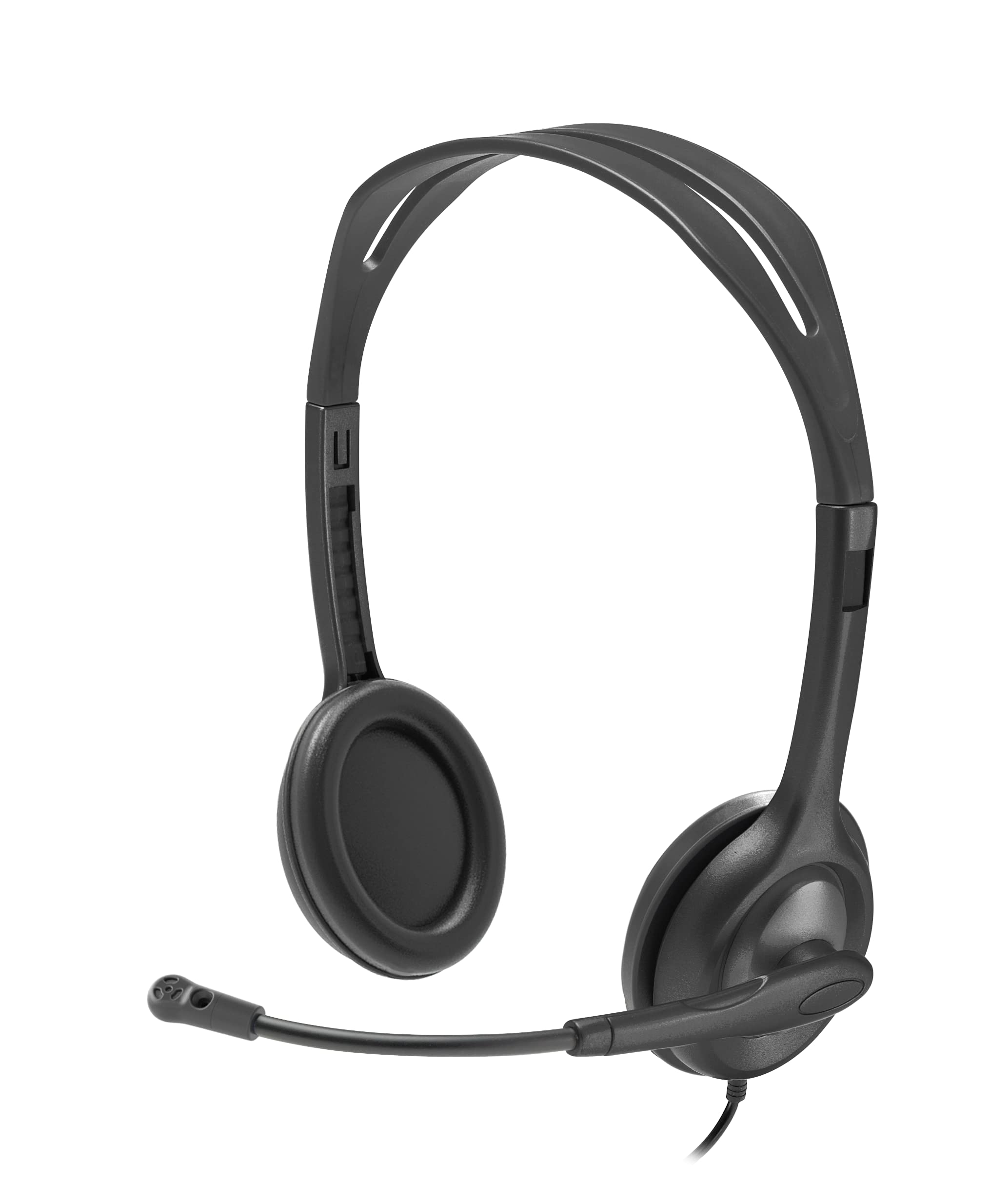 Logitech H111 Stereo Headset w/ 3.5 mm Audio Jack (Black) $9.75 + Free Shipping w/ Prime or on orders $35+