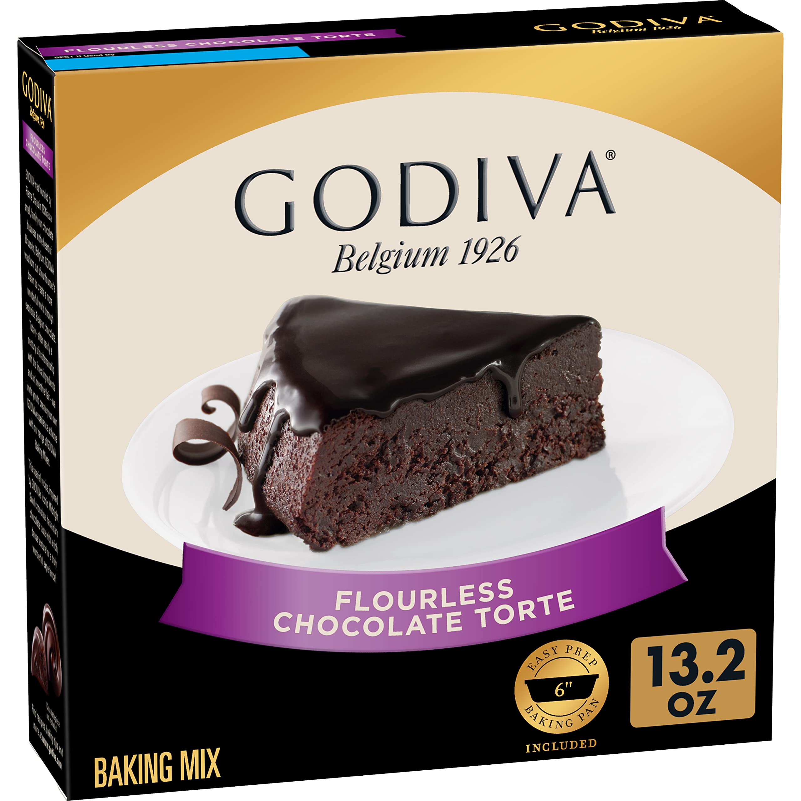 13.2-Ounce Godiva Gluten Free Flourless Chocolate Torte w/ Dark Chocolate Ganache Baking Mix $5.20 w/S&S + Free Shipping w/ Prime or on orders $35+