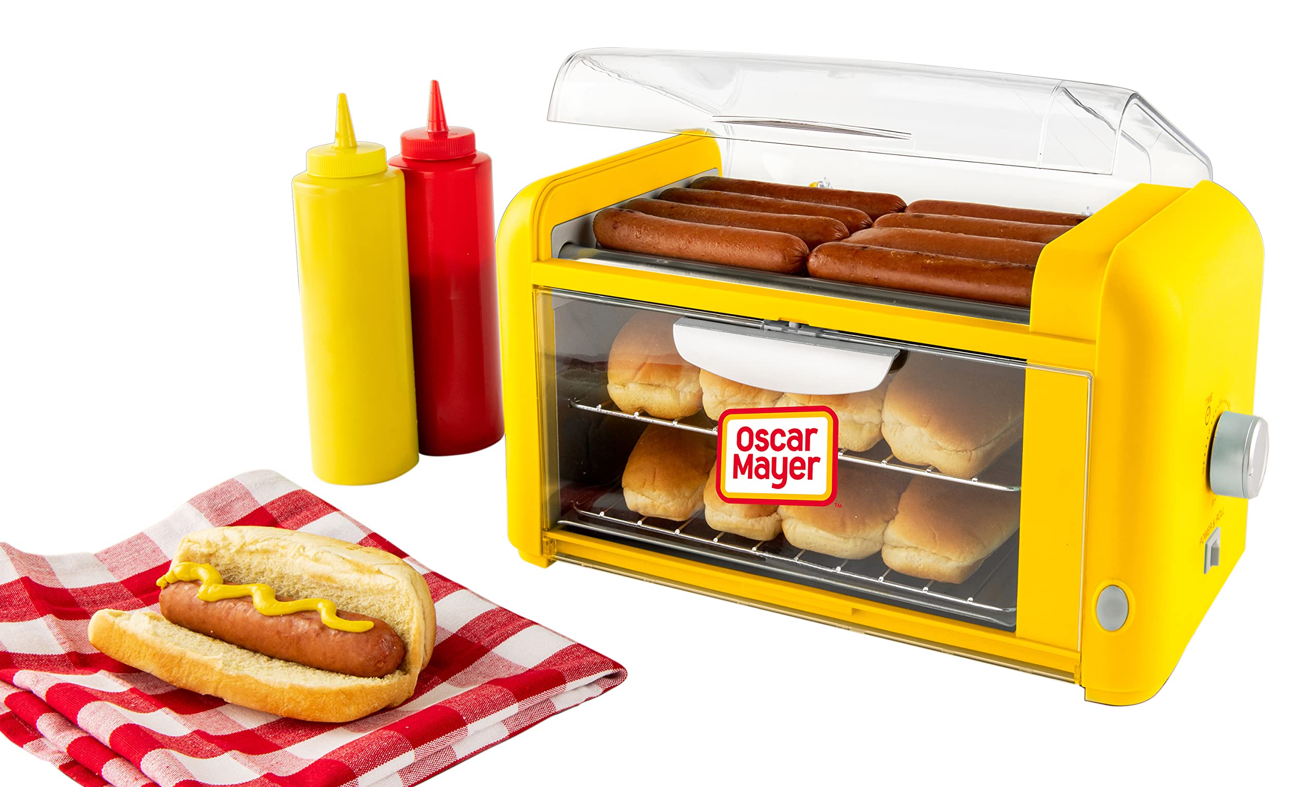 Nostalgia Oscar Mayer Hot Dog Roller & Bun Toaster Oven w/ Adjustable Timer $50 + Free Shipping