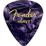 12-Pack Fender 351 Shape Heavy Premium Celluloid Guitar Picks (Purple Moto) $2.65