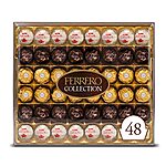 48-Ct Ferrero Rocher Collection Fine Hazelnut Milk Chocolates Gift Box $16.95 + Free Shipping w/ Prime or on orders $25+