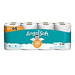 16-Count Angel Soft Mega Rolls 2-Ply Toilet Paper $9.35