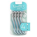 4-Pack 3-Blade Gillette Venus Women's Disposable Razors $3.60 w/S&amp;S + Free Shipping w/ Prime or on orders $25+