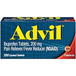200-Count Advil Tablets $9.85 w/S&amp;S + Free Shipping w/ Prime or on orders $35+
